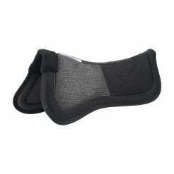 Deluxe Jumper & All-Purpose Correction Half Pad - White -Equestrian Supplies 6000 black