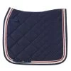 Diamond Dressage Saddle Pad - Navy With Red And White