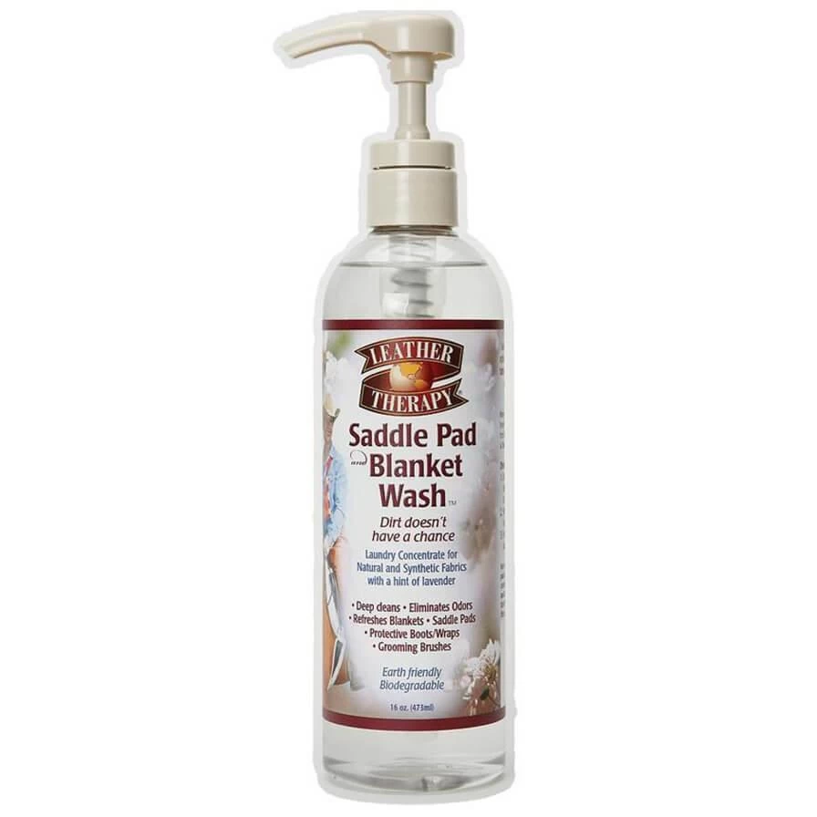 Leather Therapy Saddle Pad & Blanket Wash - 16 Oz - 1PT 1 Leather Therapy Saddle Pad & Blanket Wash - 16 Oz - 1PT