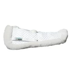 Fleeceworks Therawool Traditional Wither Relief Half Pad - White