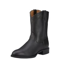 Men's Heritage Roper Western Boot - Black