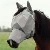 Crusader™ Fly Mask Long Nose With Ears - Grey