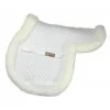 Fleeceworks Classic Original Sheepskin Close Contact Pad With Full Trim - White