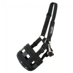 Poly/Nylon Grazing Muzzle With Halter - Large Horse - Assorted