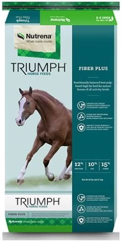 Triumph® Fiber Plus Horse Feed - 50LB
