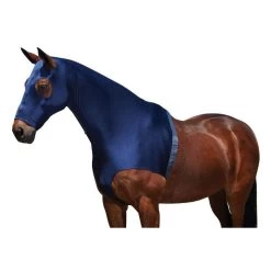 Weatherbeeta Stretch Hood With Zipper - Cob - Navy