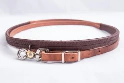 Rubber Grip Roping Reins - N/A