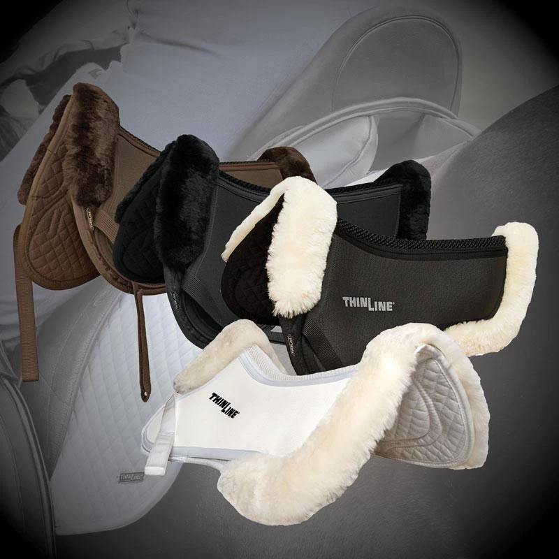 Trifecta Half Pad With Sheepskin Rolls 1 Trifecta Half Pad With Sheepskin Rolls