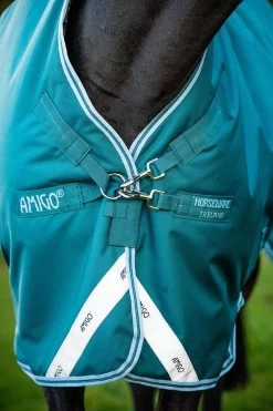 Amigo Bravo 12 Wug (250g Medium) - Storm Green With Aqua And Turquoise 7 Amigo Bravo 12 Wug (250g Medium) - Storm Green With Aqua And Turquoise -Equestrian Supplies AARW72 FRONT