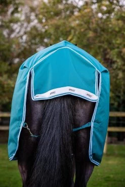 Amigo Bravo 12 Wug (250g Medium) - Storm Green With Aqua And Turquoise 9 Amigo Bravo 12 Wug (250g Medium) - Storm Green With Aqua And Turquoise -Equestrian Supplies AARW72 TAIL
