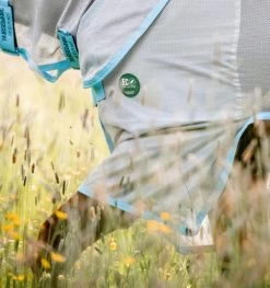 Amigo® AmECO Bug Buster Sheet - Silver And Skyblue -Equestrian Supplies AFRRK0 F