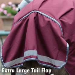 Weatherbeeta ComfiTec Plus Dynamic II Detach-A-Neck Lite- Maroon, Grey And White -Equestrian Supplies ELTF1