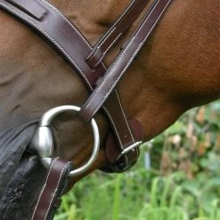 Wide Nose Hunter Bridle - Brown -Equestrian Supplies bus180 bottom