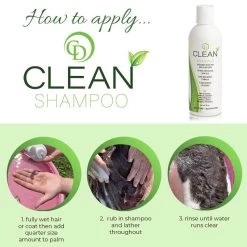 CLEAN Shampoo - 8oz - 8oz -Equestrian Supplies cdcs alt4